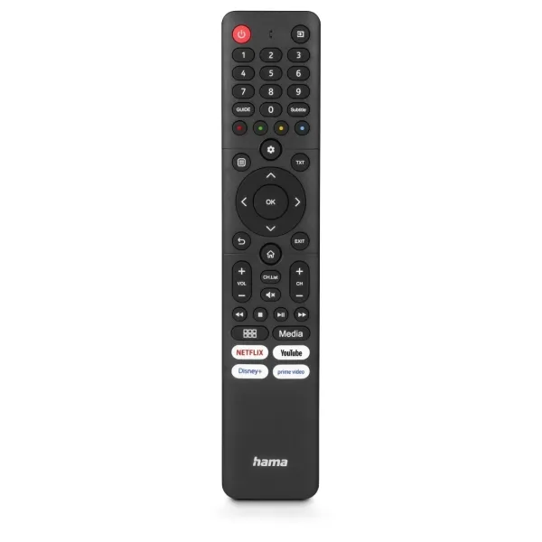 Hama Mando a Distancia para TV Hisense - Alcance 10m - 45 Botones - Negro