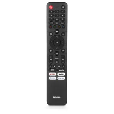 Hama Mando a Distancia para TV Hisense - Alcance 10m - 45 Botones - Negro