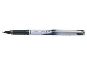 Pilot Bolígrafo Tinta Líquida V Ball Grip 0.5mm Con Grip de Goma Color Negro