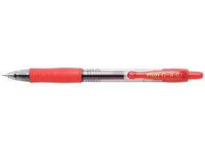Pilot Bolígrafo Retráctil Tinta de Gel G-2 0.7 Rojo