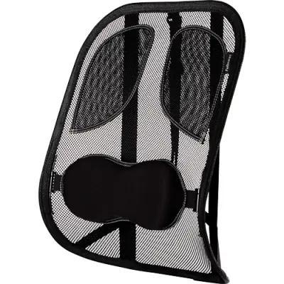 Fellowes Cojín Lumbar Mesh Professional Series - Material de Malla - Color Grafito