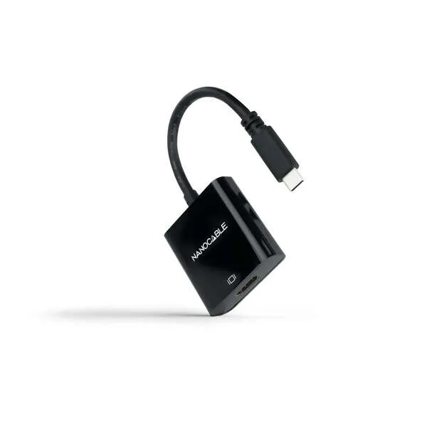 Nanocable Conversor Usb-C A Hdmi 4K - 15Cm - Color Negro