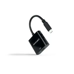 Nanocable Conversor USB-C a HDMI 15cm Negro