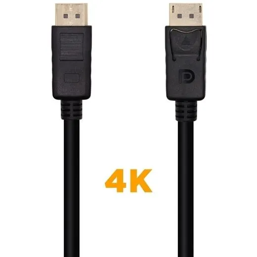 Aisens Cable Displayport V1.2 4K@60Hz Dp/M - Dp/M Negro 10,0M