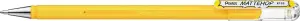 Pentel Mattehop Bolígrafo de Bola 1mm Punta 0.5mm Tinta Gel Opaca Amarillo 55% Reciclado