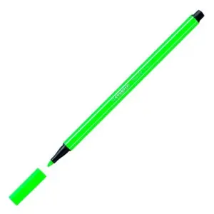 Stabilo Rotulador Pen 68 Verde Fluorescente Caja 10 Unidades