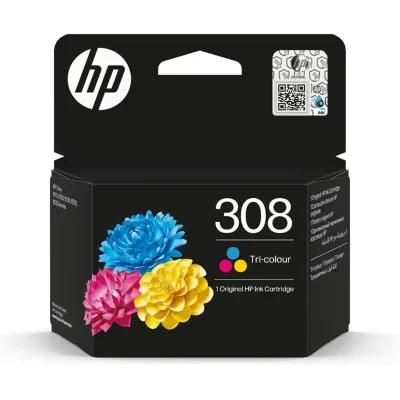 HP Tinta Tricolor Nº 308 para Envy Series 6110, 6120, 6130, 6520, 6530