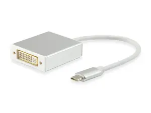 Adaptador USB-C EQUIP 133453 a 1xDVI-I Hembra 0,15m