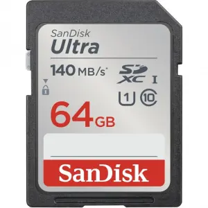SanDisk Ultra 64GB SDXC Memory Card 120MB/s Class 10 UHS-I