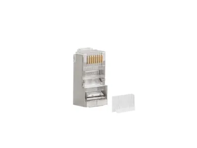 Lanberg PLS-6000 Conector RJ-45 Acero Inoxidable Transparente