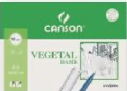 Canson Bloc Vegetal Basik Encolado 50 Hojas 90 Gr. 23X32,4Cm