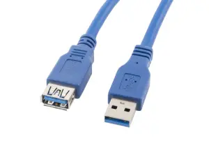 Lanberg Cable USB 3 m USB A Azul CA-US3E-10CC-0030-B