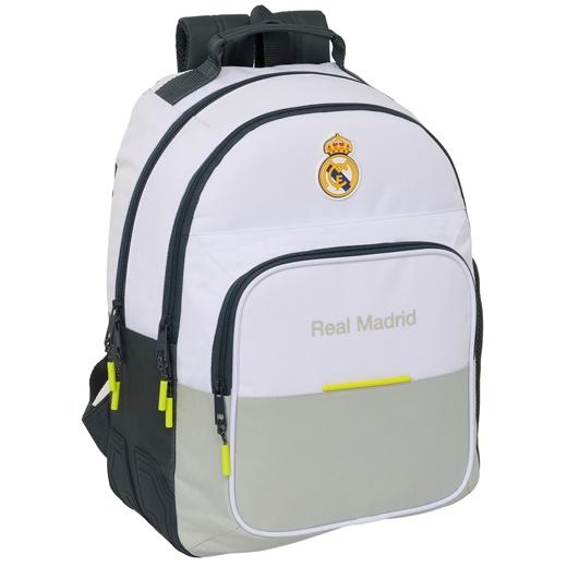 Safta Mochila Doble Con Cantoneras Adapt.carro Real Madrid Equipación 25/26