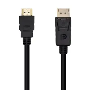 AISENS CABLE CONVERSOR DISPLAYPORT A HDMI DP/M - HDMI/M NEGRO 3,0M