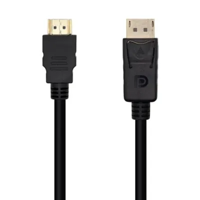 Aisens Cable Conversor DisplayPort a HDMI DP/M - HDMI/M Negro 3.0M