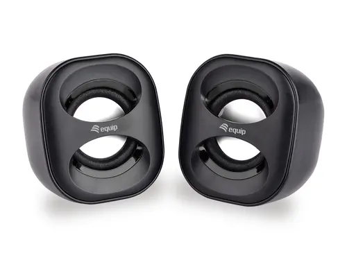 Altavoces 2.0 Equip Life Mini 6W Rms Color Negro Jack 3.5" Alimetancion Usb