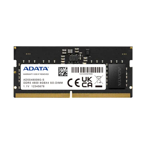 Adata Ram Ad5S48008G-S So Dimm 8Gb 4800Mhz Ddr5