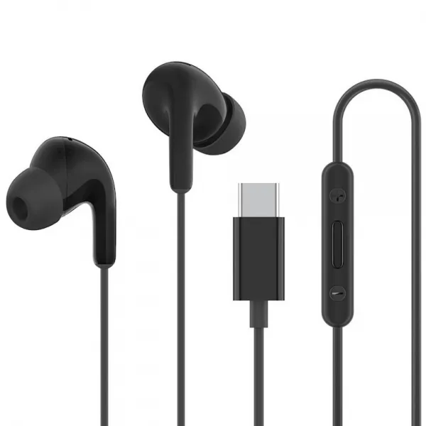 Xiaomi Earphones Type-C con Micrófono Negro - Audio de Calidad Superior