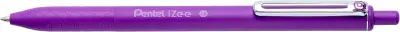 Pentel iZee Bolígrafo Retráctil Punta 0.7mm Trazo 0.35mm Clip Metal Violeta