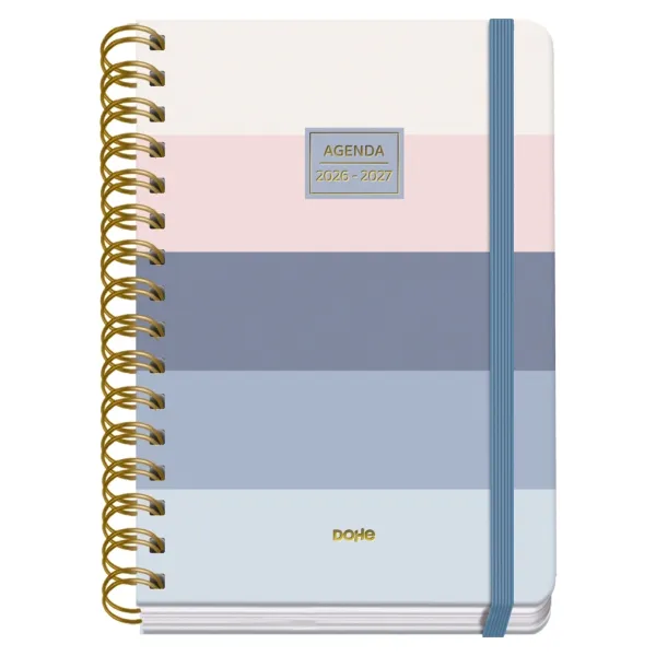 Dohe Agenda Escolar Premium Donna A5 Semana Vista 26/27 Espiral Doble 15x21cm