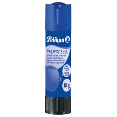 Pelikan Pelifix Pegamento En Barra 10Gr - Ideal Para Papel, Cartulina, Fotografias Etc... - Facil Apertura