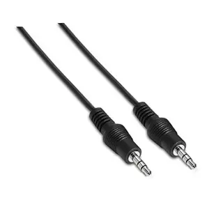 Nanocable Cable Audio Estéreo Jack 3.5mm Macho a Jack 3.5mm Macho 1.50m Negro