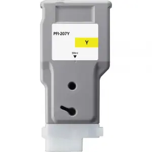 Canon PFI207 Amarillo Cartucho de Tinta Genérico Reemplazo PFI207Y/8792B001