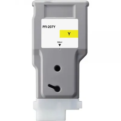 Canon PFI207 Amarillo Cartucho de Tinta Genérico Reemplazo PFI207Y/8792B001