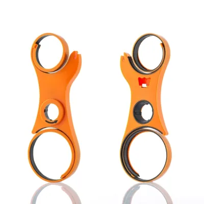 InnovaGoods Abridor Multifunción 5 En 1 Ergonómico Naranja 24.5x9x2cm