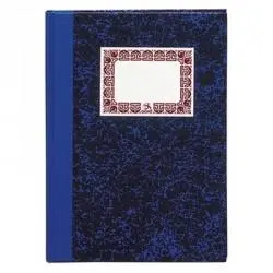 Dohe Cuaderno Cartoné 100H Folio Natural 70gr Rayado Horizontal Azul