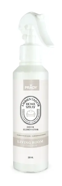 Prady Ambientador Home Spray Neutralizador de Olores Para Comedor - Frasco de 220 ml - Spray Pulverizador