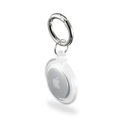 Hama Always Clear Funda para AirTag - Poliuretano Termoplástico - Transparente