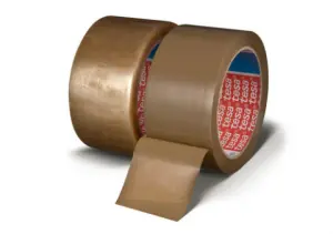 Tesa 4089 Precinto de Embalar 50mm x 66m Polipropileno Adhesivo Caucho Natural Marrón