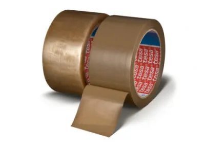 Tesa 4089 Precinto de Embalar 50mm x 66m Polipropileno Adhesivo Caucho Natural Marrón