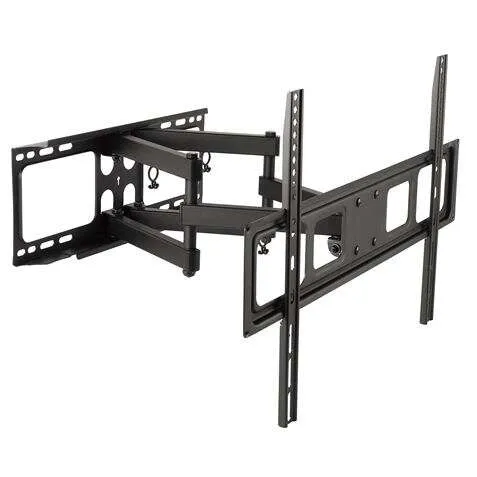 Cromad Soporte De Pared Con Doble Brazo Articulado Para Tv De 32"-70" - Compatible Con Tv Curva - Giratorio, Inclinable Y Extensible - Peso Max 40Kg - Vesa 600X400Mm