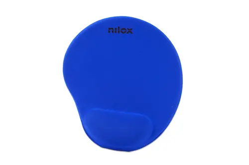 Nilox Alfombrilla Ergonómica Para Ratón Azul