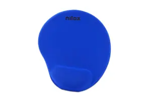 Nilox Alfombrilla Ergonómica Para Ratón Azul