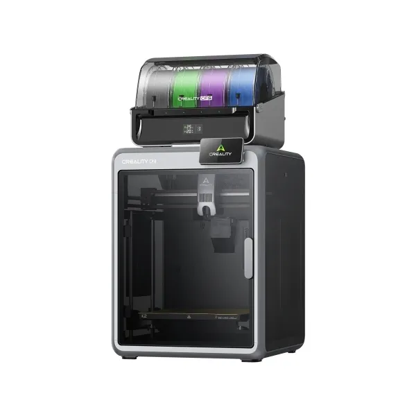 Creality K2 Combo Impresora 3D Cerrada + Unidad Cfs - Volumen 26X26X26Cm - Impresion De Alta Velocidad De Hasta 600Mm/S - Doble Camara Ia - Usb, Wifi
