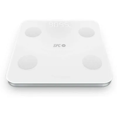 SPC Atenea Fit 3 Báscula de Baño Inteligente, Capacidad 180kg, Pantalla LED, 10 Usuarios