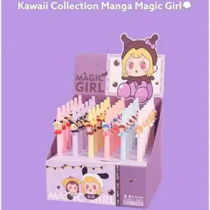 Roymart Bolis Gel Magic Girl Click Pen Surtidos Expositor 36 Unidades