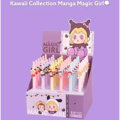 Roymart Bolis Gel Magic Girl Click Pen Surtidos Expositor 36 Unidades
