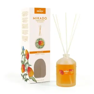 Prady Ambientador Mikado Mango 100 ml con Varitas Difusoras de Cristal