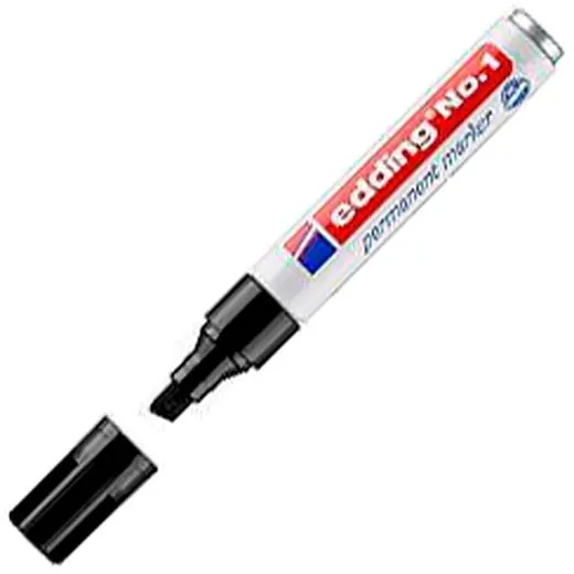 Edding Marcador Permanente Nº 1 Negro