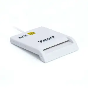 TOOQ TQR-210W Lector Externo DNIE USB 2.0 Blanco con Alta Compatibilidad