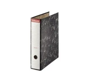 Esselte Archivador de Palanca A4 75mm 500 Hojas Color Negro Jaspeado