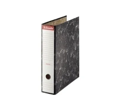 Esselte Archivador de Palanca A4 75mm 500 Hojas Color Negro Jaspeado