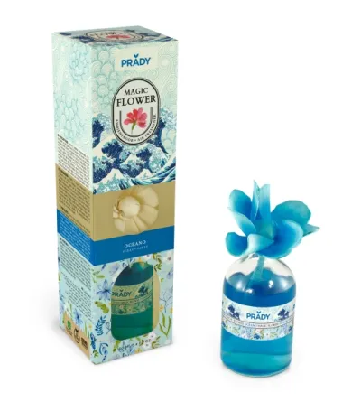 Prady Ambientador Magic Flower Oceano 100ml Frasco de Cristal