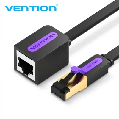 Vention Cable Alargador de Red UTP RJ45 Cat.7 10m Negro