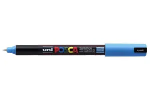 Posca Marcador PC-1MR No Permanente Punta Extrafina 0.7mm Azul Claro