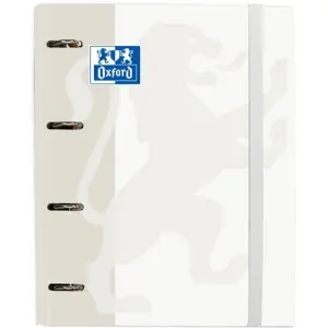 Oxford Carpeta Anillas 4 X 35mm Classic European Binder Con Recambio 100H A4+ 5X5 Tapa Extradura Blanca